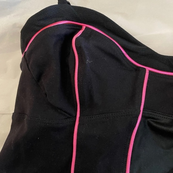 NWT! Bebe Bebe Sport Piping Corset Top LARGE - Picture 6 of 14